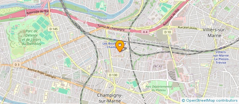 localisation de l'entreprise MONSIEUR YOAN FONSECA à CHAMPIGNY-SUR-MARNE
