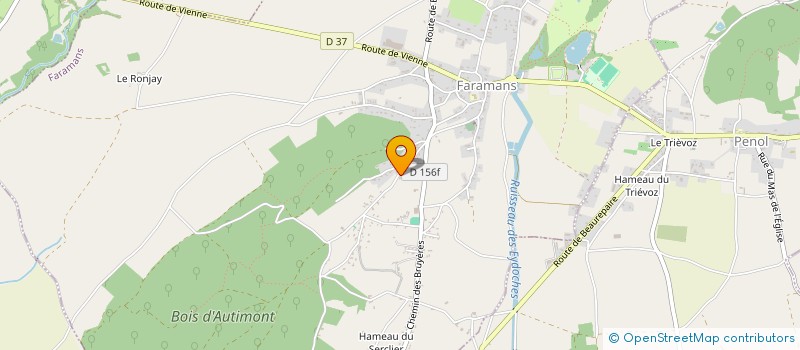localisation de l'entreprise MONSIEUR YOAN FORAY  FARAMANS