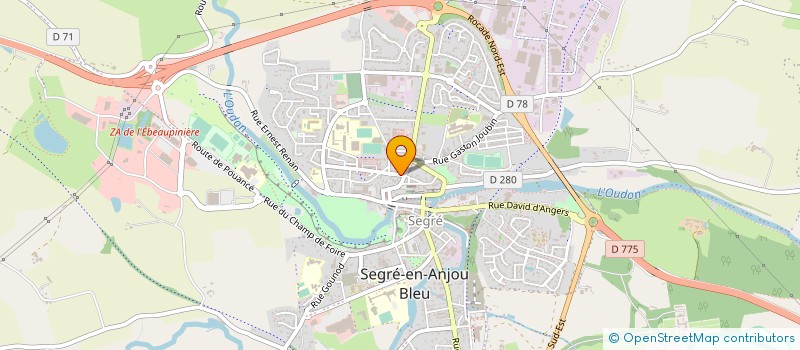 localisation de l'entreprise MONSIEUR YOAN FOURNIER-MOREAU  SEGRE-EN-ANJOU BLEU