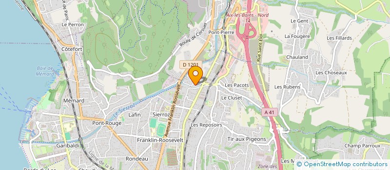 localisation de l'entreprise MONSIEUR YOAN GATT  AIX-LES-BAINS