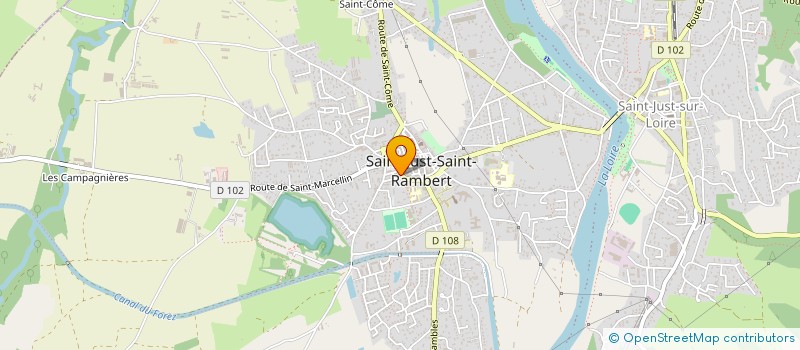 localisation de l'entreprise MONSIEUR YOAN GHIRDOS à SAINT-JUST-SAINT-RAMBERT