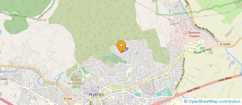 localisation de l'entreprise MONSIEUR YOAN GILLY à HYERES