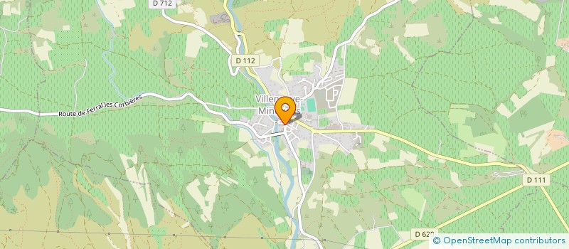 localisation de l'entreprise MONSIEUR YOAN GIRARD  VILLENEUVE-MINERVOIS