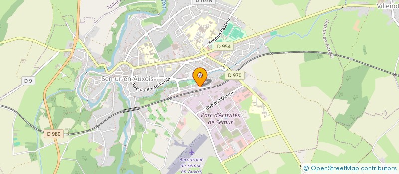 localisation de l'entreprise MONSIEUR YOAN GRANDEMANGE  SEMUR-EN-AUXOIS