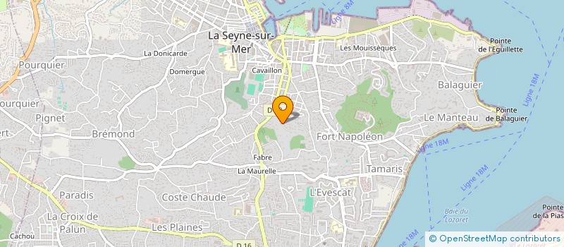localisation de l'entreprise MONSIEUR YOAN HARIVEL à LA SEYNE-SUR-MER