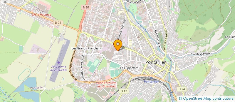 localisation de l'entreprise MONSIEUR YOAN HARTZ à PONTARLIER