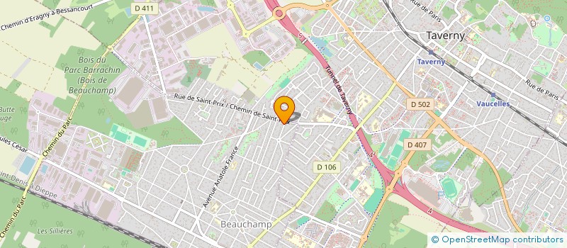 localisation de l'entreprise MONSIEUR YOAN HEIDINGER  BEAUCHAMP