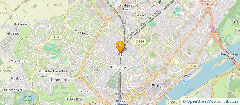 localisation de l'entreprise MONSIEUR YOAN HUE  BLOIS