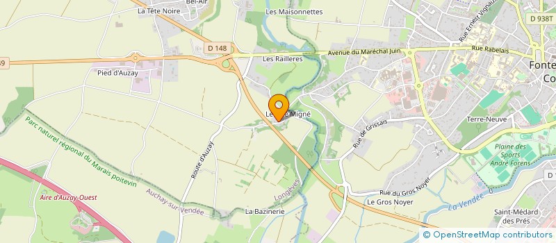 localisation de l'entreprise MONSIEUR YOAN HUMEAU  LONGEVES