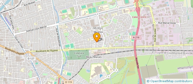 localisation de l'entreprise MONSIEUR YOAN JEAN-MARIIE  CALAIS