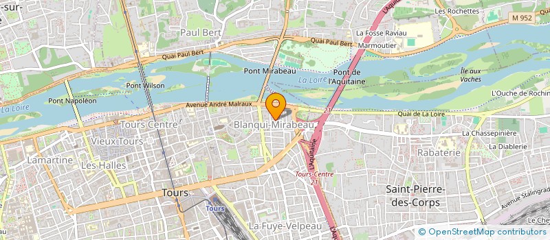 localisation de l'entreprise MONSIEUR YOAN JUVIN  TOURS