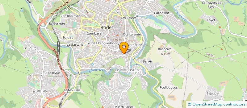 localisation de l'entreprise MONSIEUR YOAN LABADIE à RODEZ