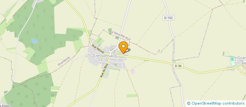 localisation de l'entreprise MONSIEUR YOAN LABITTE  CRESSONSACQ