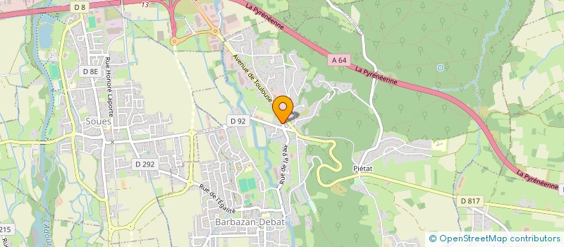 localisation de l'entreprise MONSIEUR YOAN LABRADOR  BARBAZAN-DEBAT