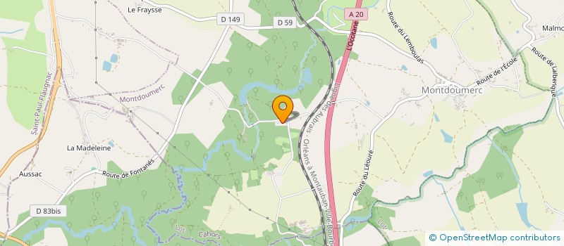 localisation de l'entreprise MONSIEUR YOAN LAGARRIGUE  MONTDOUMERC