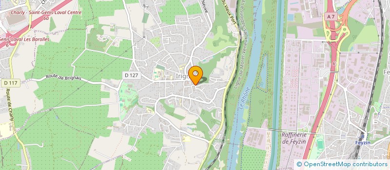 localisation de l'entreprise MONSIEUR YOAN LAJARA  IRIGNY