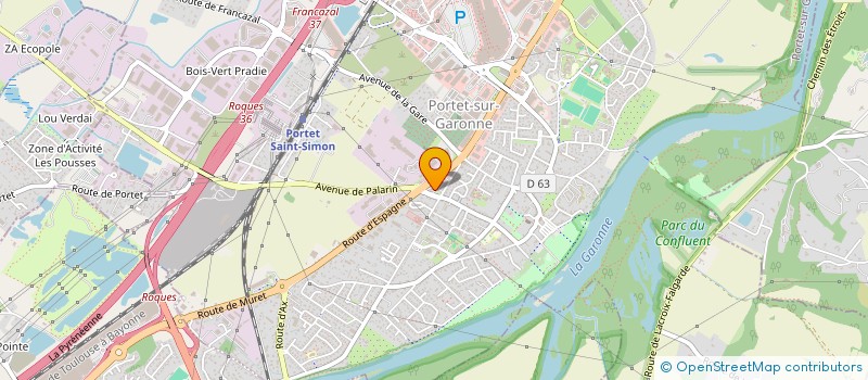 localisation de l'entreprise MONSIEUR YOAN LAPEYRE  PORTET SUR GARONNE