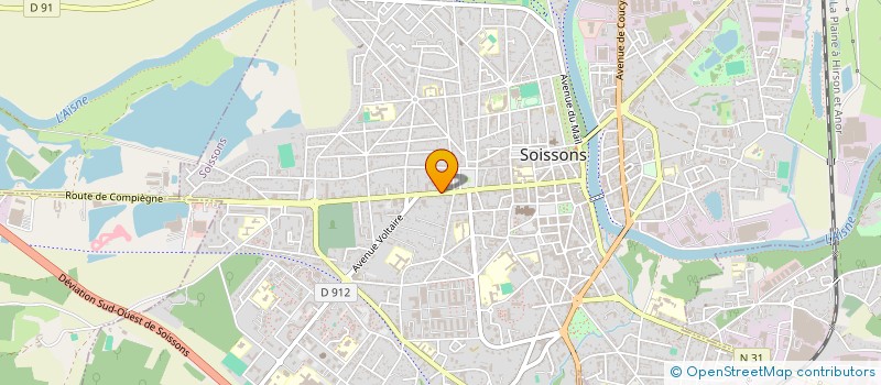 localisation de l'entreprise MONSIEUR YOAN LAROCHE à SOISSONS