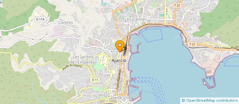 localisation de l'entreprise MONSIEUR YOAN LE HIRESS à AJACCIO