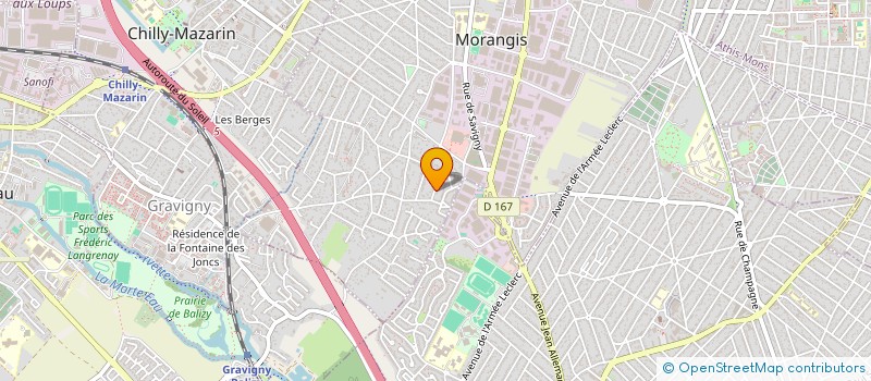 localisation de l'entreprise MONSIEUR YOAN LELONG à MORANGIS