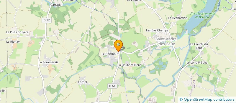 localisation de l'entreprise MONSIEUR YOAN LETELLIER  SAINT-ANDRE-DES-EAUX