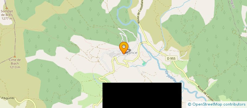 localisation de l'entreprise MONSIEUR YOAN LEUCHTER  TRIGANCE