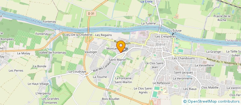 localisation de l'entreprise MONSIEUR YOAN MACOIN  BLERE