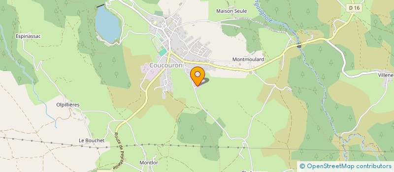 localisation de l'entreprise MONSIEUR YOAN MALARTRE  COUCOURON