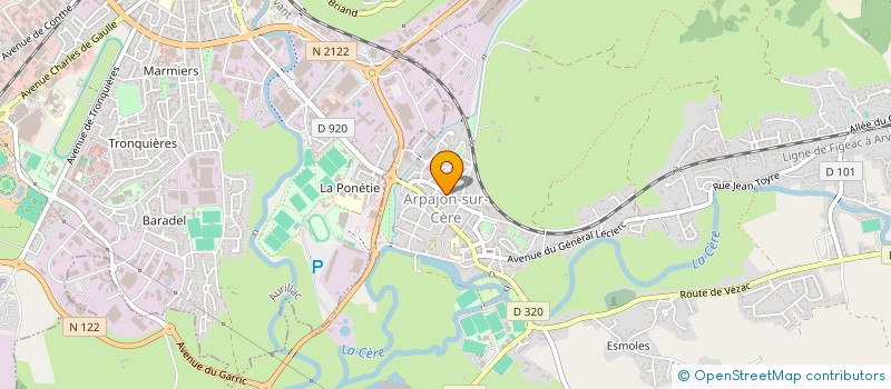 localisation de l'entreprise MONSIEUR YOAN MARCILLAC à ARPAJON-SUR-CERE