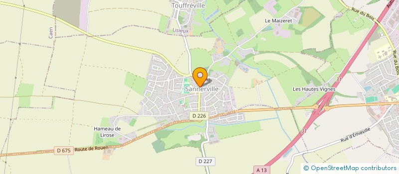 localisation de l'entreprise MONSIEUR YOAN MARGRAIN  SANNERVILLE