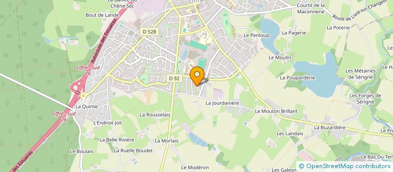 localisation de l'entreprise MONSIEUR YOAN MARTEAU à LIFFRE