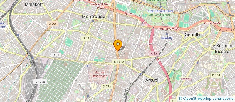 localisation de l'entreprise MONSIEUR YOAN MENDES VARELA à MONTROUGE