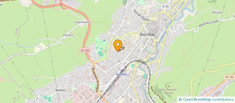 localisation de l'entreprise MONSIEUR YOAN MONTOYA à AURILLAC