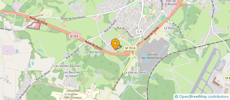 localisation de l'entreprise MONSIEUR YOAN MOREAU  BOUGUENAIS