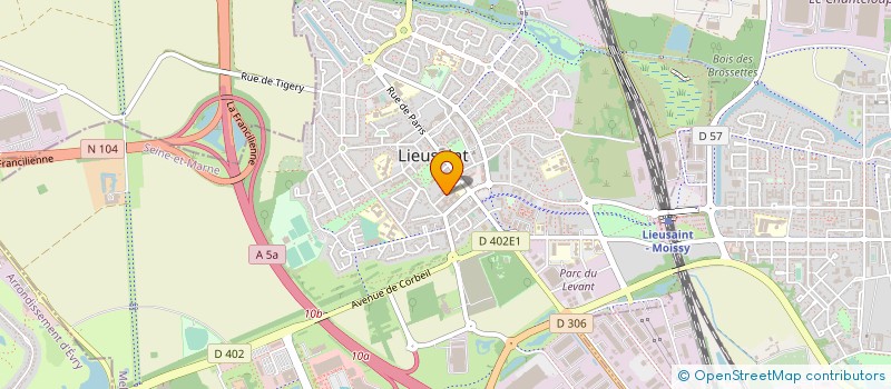 localisation de l'entreprise MONSIEUR YOAN NORET  LIEUSAINT