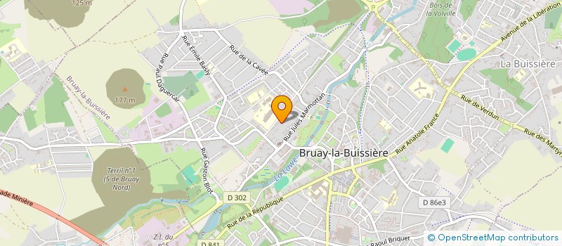 localisation de l'entreprise MONSIEUR YOAN OBRY  BRUAY-LA-BUISSIERE