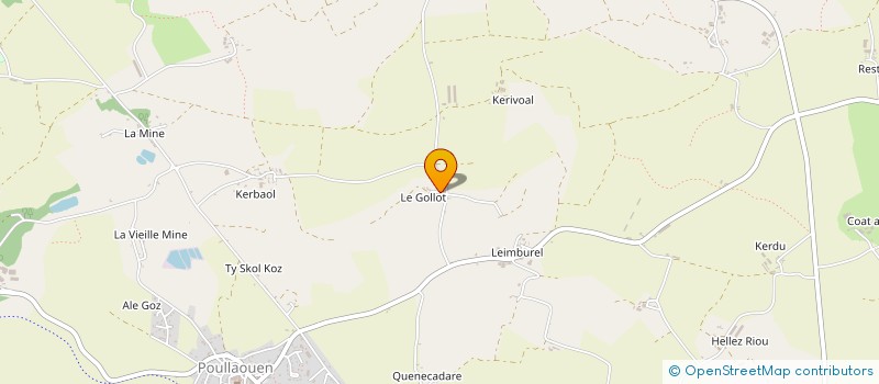 localisation de l'entreprise MONSIEUR YOAN OLLIVIER HENRY  POULLAOUEN