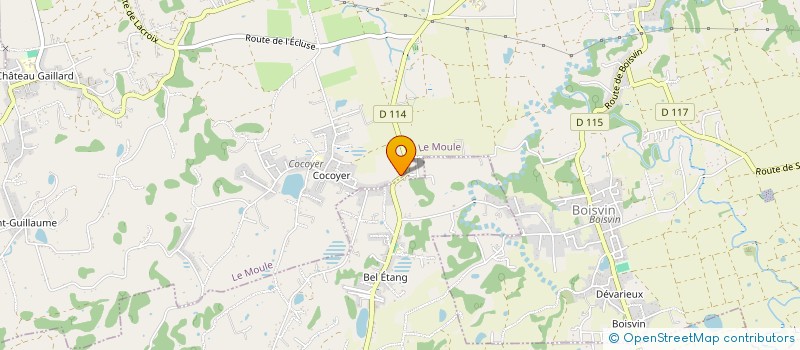 localisation de l'entreprise MONSIEUR YOAN OUJAGIR à LE MOULE