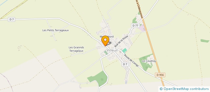 localisation de l'entreprise MONSIEUR YOAN PASQUET à VINEUIL
