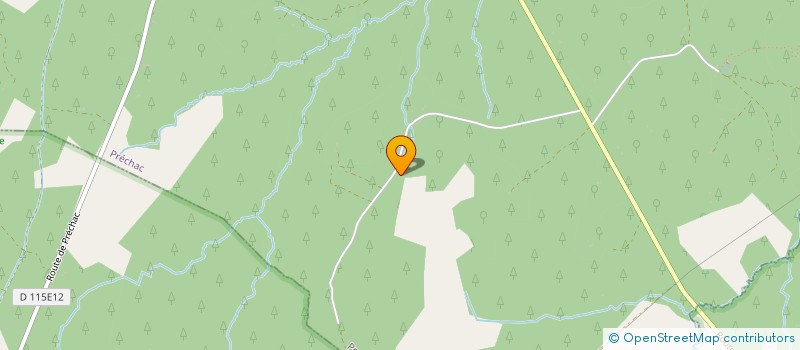 localisation de l'entreprise MONSIEUR YOAN PHILIPPE  PRECHAC