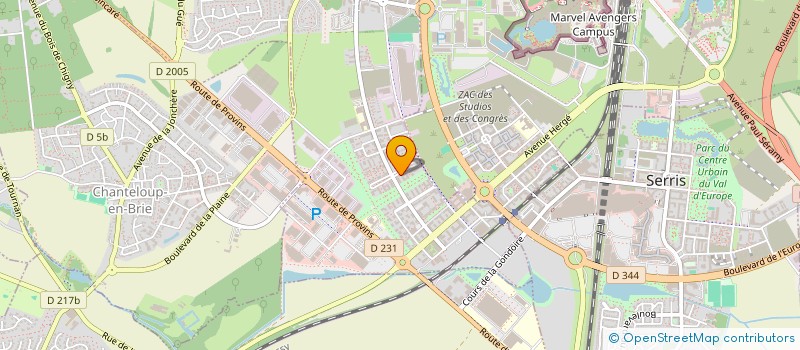 localisation de l'entreprise MONSIEUR YOAN PIERRET  MONTEVRAIN