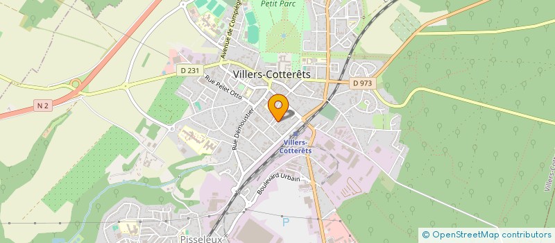 localisation de l'entreprise MONSIEUR YOAN PITRE  VILLERS-COTTERETS