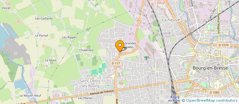 localisation de l'entreprise MONSIEUR YOAN PONCET à SAINT-DENIS-LES-BOURG