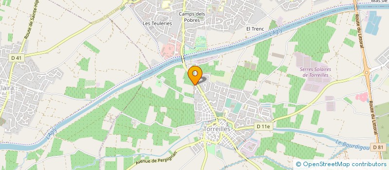 localisation de l'entreprise MONSIEUR YOAN PREGONES  TORREILLES