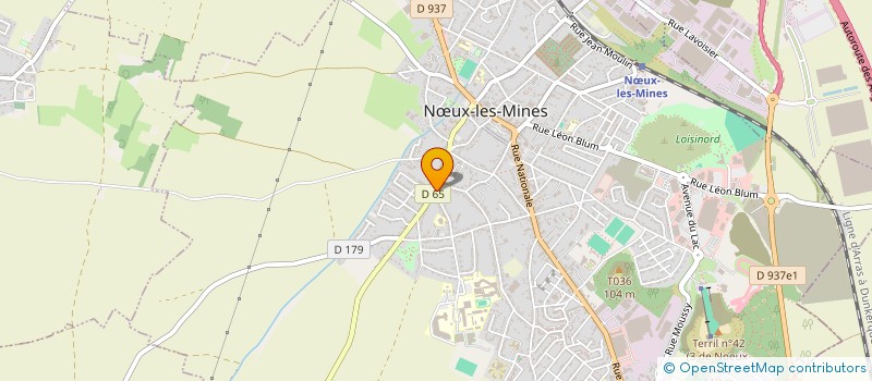 localisation de l'entreprise MONSIEUR YOAN PRUVOST à NŒUX-LES-MINES