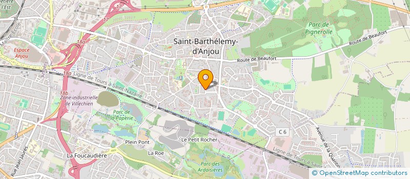 localisation de l'entreprise MONSIEUR YOAN QUETE à SAINT-BARTHELEMY-D ANJOU