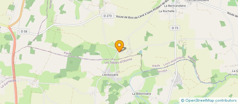 localisation de l'entreprise MONSIEUR YOAN QUEVEAU  PAULX