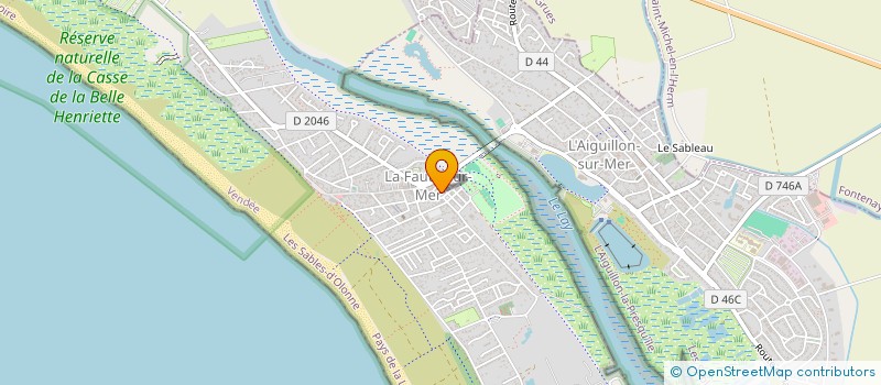 localisation de l'entreprise MONSIEUR YOAN RENOU  L'AIGUILLON-LA-PRESQU'ILE