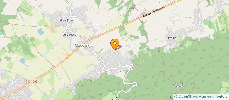 localisation de l'entreprise MONSIEUR YOAN ROULLARD  MASSONGY