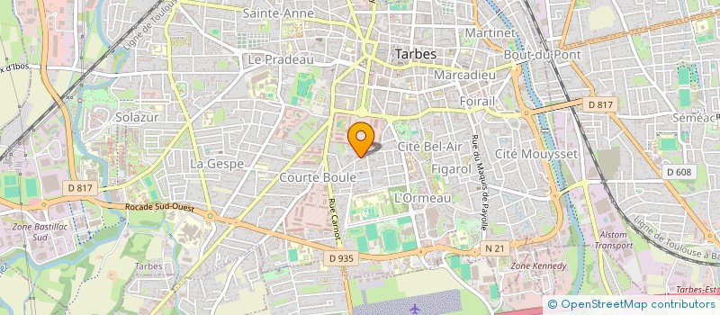 localisation de l'entreprise MONSIEUR YOAN RUIZ  TARBES